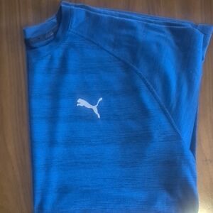 Puma Men's Vibrant Blue Crewneck Sweater